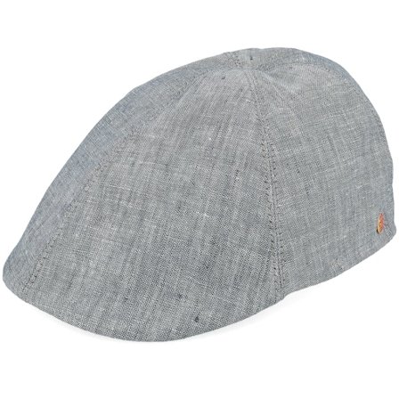 Mayser - Paddy Leashes Grey Flat Cap Flatcap Grey Cap - @ Hatstore