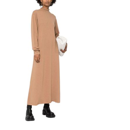 Jil Sander Maxi Kjole Brun, Dame
