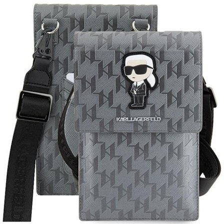 Karl Lagerfeld Veske KLWBSAKHPKG veske - sølv Saffiano Monogram Ikonik