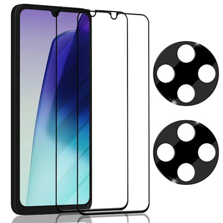 2-Pack XIAOMI REDMI 14C Skærmbeskyttelse & 2-Pack linsebeskyttelse - Hærdet Glas 9H - Super kvalitet 3D