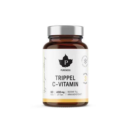 Pureness Trippel C-vitamin 60 kapslar