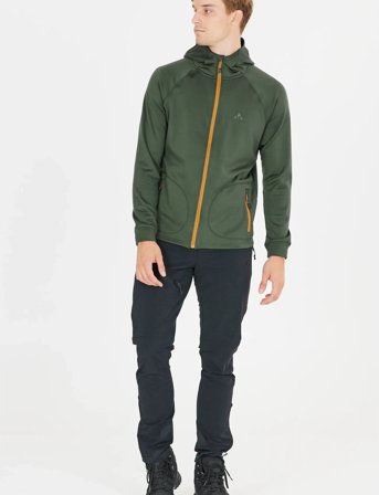 Whistler Tracker M Powerstretch Hood Fleece - Green - M