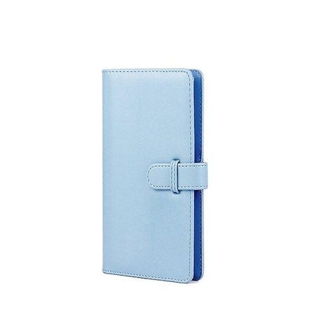 80 rom Retro PU Fotoalbum Passer for Instax Square Film For Fujifilm SQ1 SQ6 SQ20 SQ10 SP3 Kameratilbehør 80 pockets blue