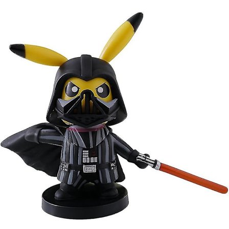 Svart Samurai Pikachu Håndlaget Boksgave til Jul