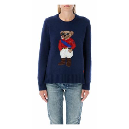 Ralph Lauren, Knitwear 211885411001L Blauw, Dames, Maat:S