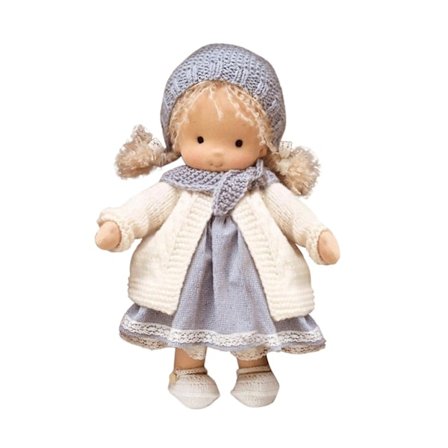 Bomulls Waldorf-dukke Artist Håndlaget Mini Klesdukke DIY Dukker -ES