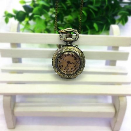 Motegave Kvarts Lommeur Flip Digital Tawny Glass Lommeur Urkjede Vintage Lommeur