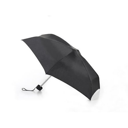 Fleksibel lille sort paraply Fulton