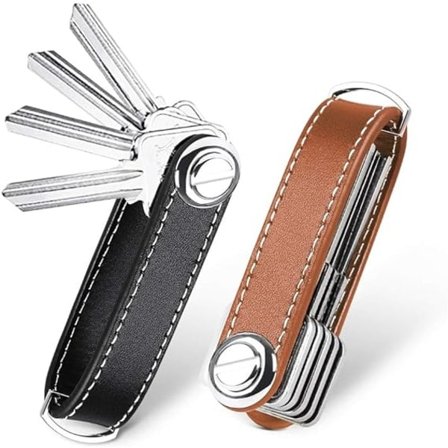 Nøgleorganisator, bærbar nøglering | Smart nøgleholder i lommen med gaveæske, stilfuld, funktionel og praktisk