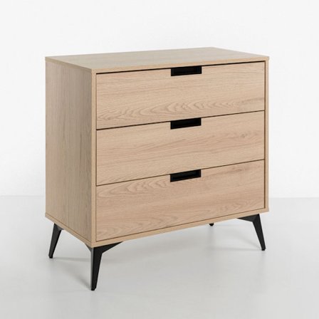 Neon Lipasto 3 Laatikossa Luonnonvärinen 80X39X83Cm