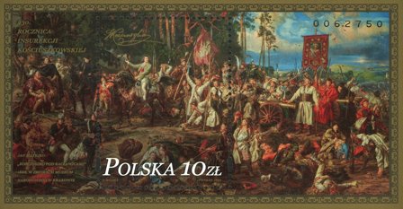 Polen - 230-års jubilæum for Kosciuszko-opstanden - Postfrisk miniark