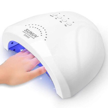 Uv Led-nagellampa, Sunuv Gel Nail Light för nagellack 48w Uv-tork med 3 timers Sunone