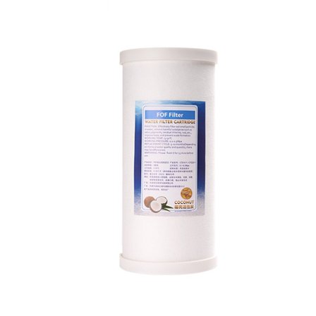 10-tums veckad komposit Big Blue vattenfilterpatron - PP Bomull & Kokosnötskal Kol