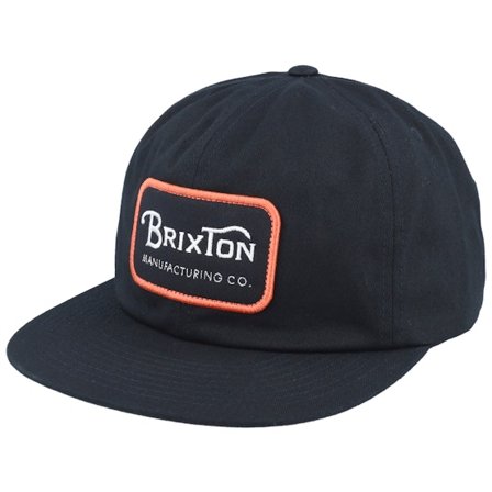Brixton - Schwarz snapback Cap - 20th Anniversary Grade Black/Orange/White Snapback @ Hatstore