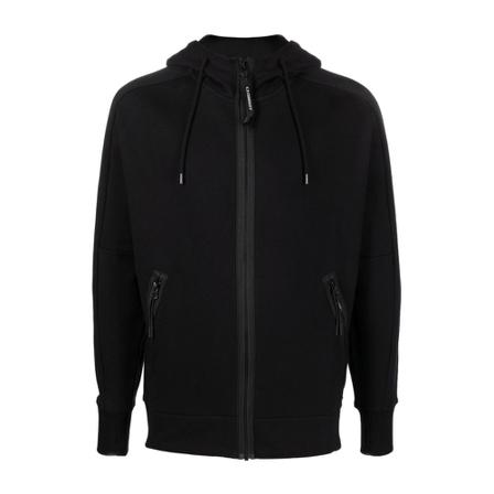 C.p. Company - Hood Tröjor - Svart - Herr - Storlek: Xs, Herr, Storlek: XS