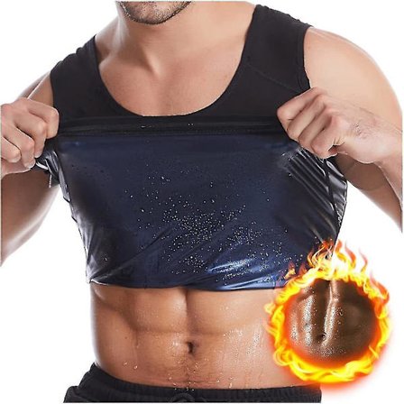 Gynecomastia Kompressions Tanktop Sauna Sved Fitness Shapewear (1 stk)
