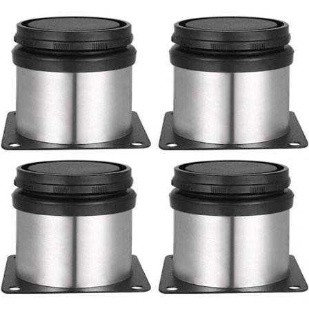 /NN/Justerbare 5 cm høje tykke skabsben bordben børstet sta{f2}