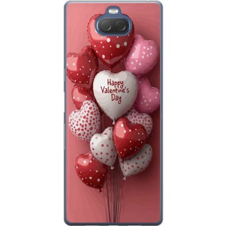 Yhteensopiva Puhelinkuori Sony Sony Xperia 10 Plus Ystävänpäivän ilmapallot