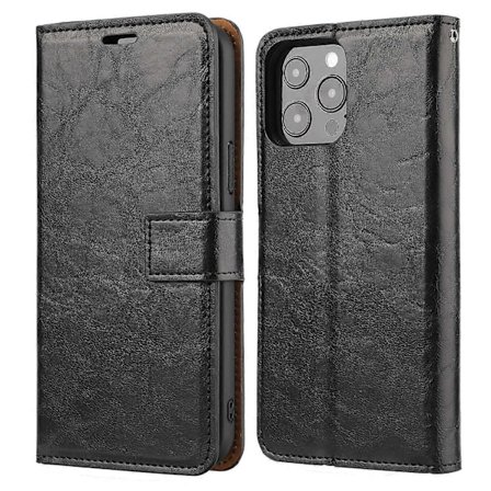 Aftagelig 2 i 1 Læder Wallet Stand Beskyttelsescover til iPhone 13 6.1 tommer