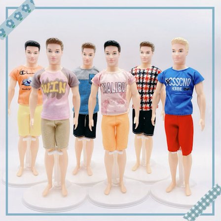 20 kappaletta 30 cm:n Barbie-nukke miesten vaatteiden asusteita muotivaatteita satunnainen