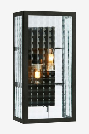 Markslöjd - Vägglampa Fulham Svart/Klart glas - Svart - Vägglampor - Från Homeroom