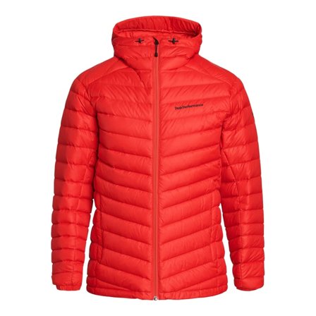 Peak Performance Men's Frost Down Hood Jacket Men middle-layer down jackets Red M
