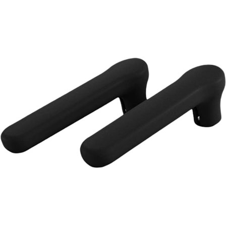 Svart Dørhåndtakbeskyttelse 2 stk, Silikonbeskyttelse for Dørhåndtak for Barnesikkerhet