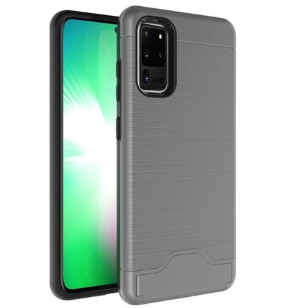 Samsung Galaxy S20 Ultra - Skal med Kortfack JENSEN Grå