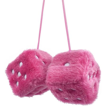 Plush-noppapari polka-pisteillä ripustettavaksi retro-tyyliin, ZQKLA