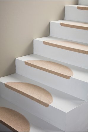 Jotex - Trappetrinnstepper 2-pk Polyamid Lys beige STEGET - Kjøp Trappetrinnstepper hos Jotex