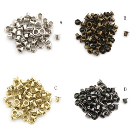 100st Docktillbehör Dockkläder Gör-det-själv Mini Spänne 2,5 Mm Supe