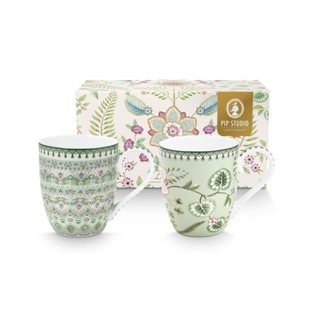 PIP Studio Lily & Lotus krus 45 cl 2-pakning' - 'Grønn