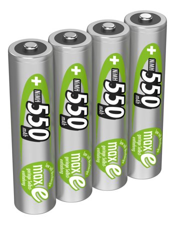 Ansmann 5030772 Batteri laddningsbart, Micro AAA, NiMH, 4-pack, Elfördelning & strömförsörjning