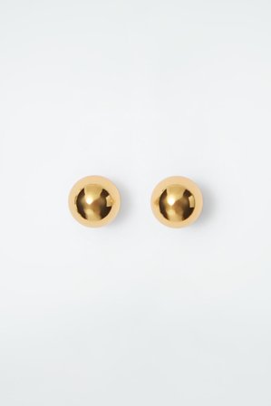 COS Women's Convertible Chunky Droplet Earrings in Gold-coloured