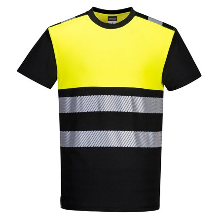 PORTWEST Varselt-shirt PW311 Hi-Vis Klass 1 XS - Lyreco - Arbetskläder - Varselkläder - Varselt-shirts