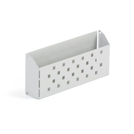 Storage compartment for locker, W 280 mm, grey