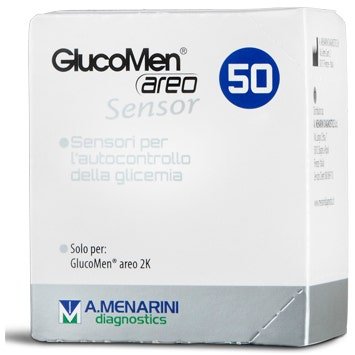 Glucomen Aero Sensor Strisce Glucosio 50 pz Analisi Precisa