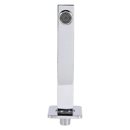 Veggmontert badekartutløp i messing, firkantet badekartutløp, kranutløp