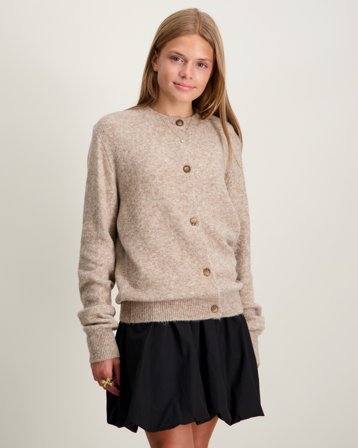 Sofie Schnoor MauraSY Cardigan Brun Trøjer Pige - Kids Brand Store