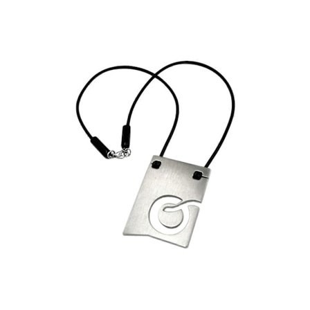 Halsband Initial O Rostfritt Stål 42cm - Gl07855o
