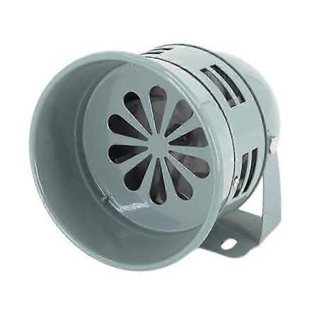 Sähkömoottorikäyttöinen torvi/hälytin/sireeni (paineilma) Pieni/kompakti kromi 12V