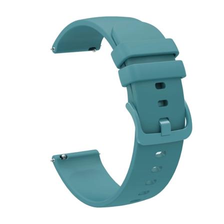 Nya 18 mm 20 mm 22 mm remmar för Garmin Venu 2S Armband Vivoactive 3 4S 4 Forerunner 245 645 Galaxy Watch 4 Classic 42 46 mm Silicone Dark green 22mm