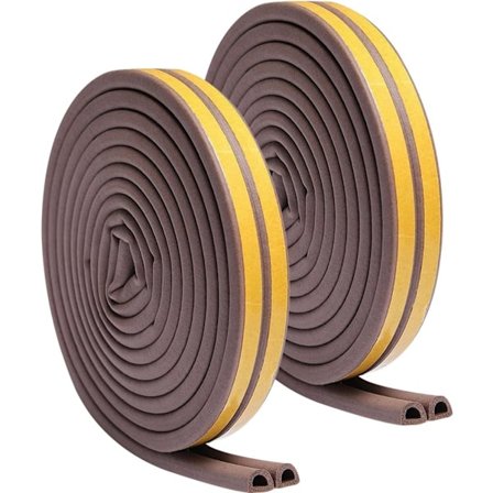 Dør- og Vinduepakning, Vandtætte Tætningsstrimler til at Forsegle og Isolerer mod Vandlækage, Støj, Støv, Insekter