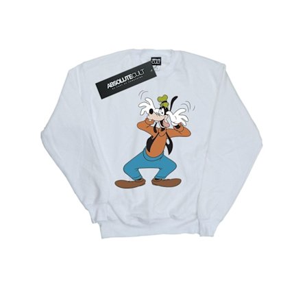 Disney Herr Crazy Goofy Sweatshirt XXL Vit