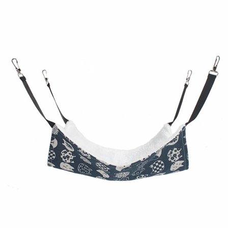 Hængekøje til kæledyr, hængekøje til katte, fritter, rotter, kaniner, små hunde eller andre kæledyr, tegneseriekattesving, kattehængekøje (A,L (53 x 