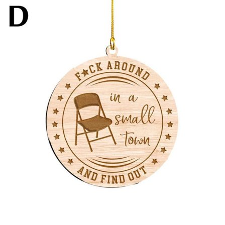 Jul Foldestol Ornament Julevedhæng D D