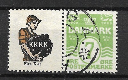 Danmark - Reklamemærke 31 - Stemplet