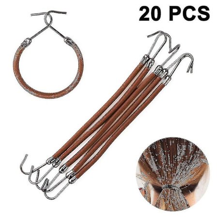 10 stk. Hårstyling Hestehale Kroge, Hårklemmer Elastikker Bånd Elastikker -t