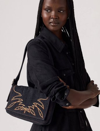 Levi's Brannan Shoulder Bag Black Dar - Black - ONE SIZE