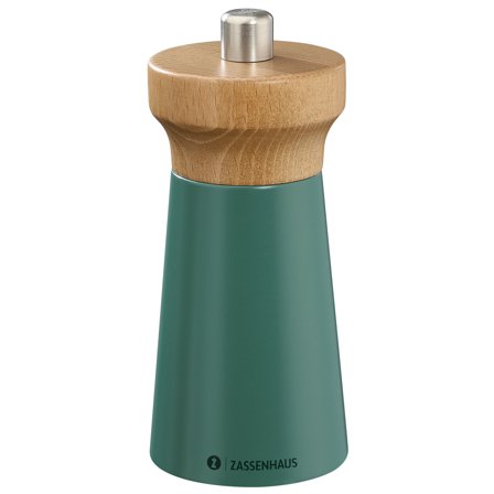 Zassenhaus Saltkvarn 12cm, grön | Matlagning > Köksredskap > Kryddkvarnar > Saltkvarn | Bagaren och Kocken